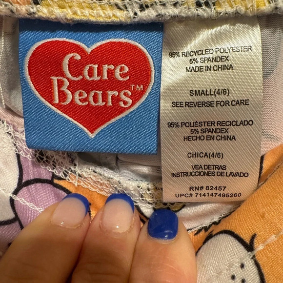 Care Bears Jogger Sleep Pajama Pants Sz S(4/6) - Picture 5 of 9